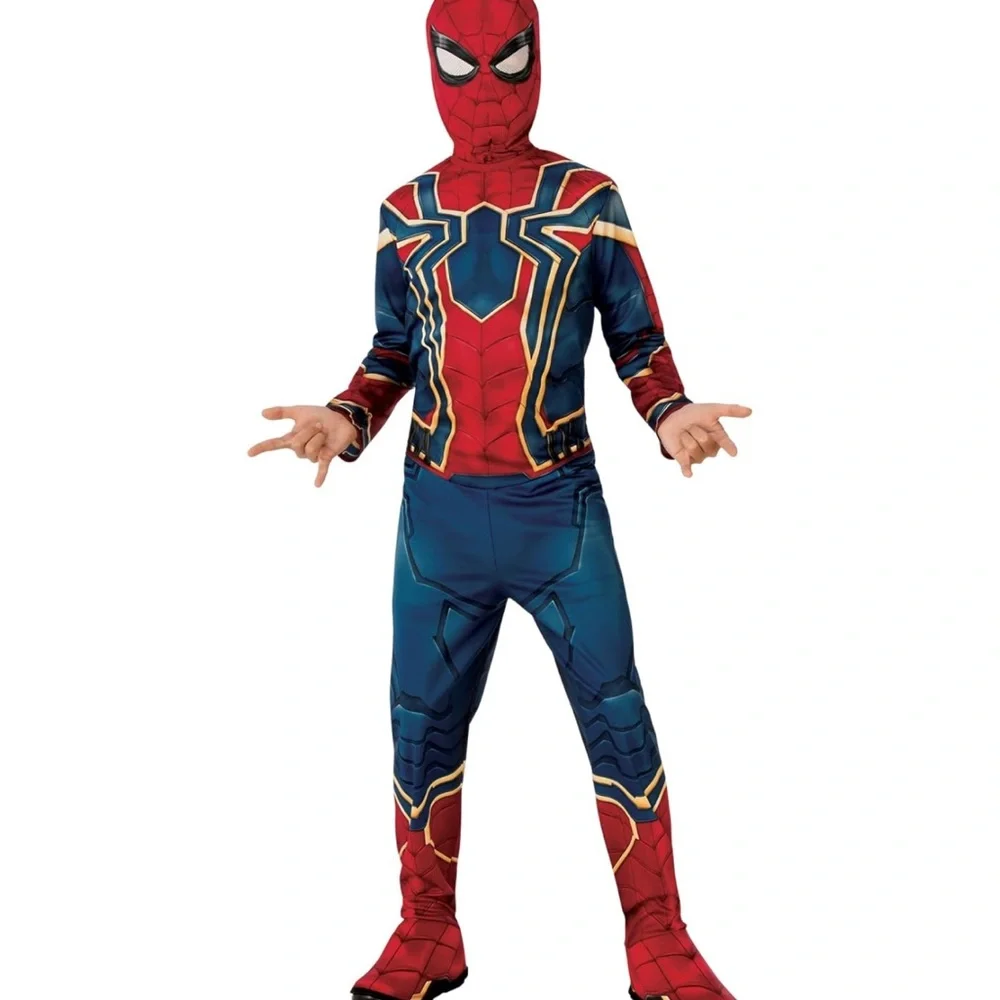 Marvel Spyder men costume with hat